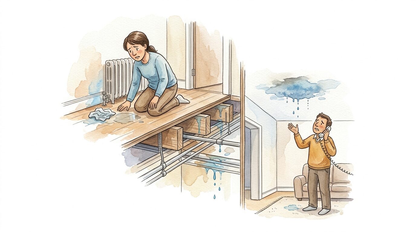 マンション住まいの方へ|マンション漏水で下の階が心配なときで最初に決めたい3つのこと